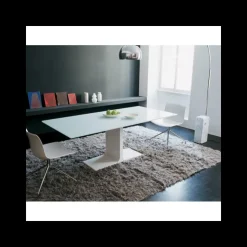 Sovet Italia Table De Salle à Manger*Palace Sovet® Table de salle à manger design rectangulaire en verre
