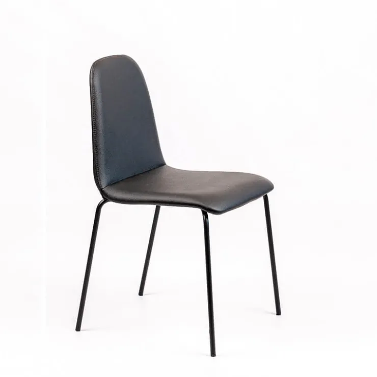 Sessio Chaise De Cuisine|Chaise De Salle à Manger*Pandora Chaise moderne rembourrée avec pieds métal