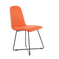 Sessio Chaise De Salle à Manger|Chaise Salon*Pandora diamant Chaise design scandinave en tissu pieds filaires en métal noir