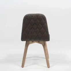 Sessio Chaise De Cuisine|Chaise De Salle à Manger*Pandora diamant Chaise de séjour moderne matelassée en synthétique et bois