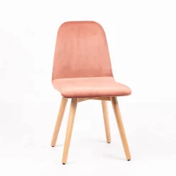 Sessio Chaise De Salle à Manger|Chaise Salon*Pandora diamant Chaise scandinave en tissu dos matelassé pieds bois
