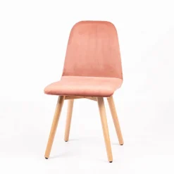 Sessio Chaise De Salle à Manger|Chaise Salon*Pandora diamant Chaise scandinave en tissu dos matelassé pieds bois