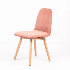 Sessio Chaise De Salle à Manger|Chaise Salon*Pandora diamant Chaise scandinave en tissu dos matelassé pieds bois