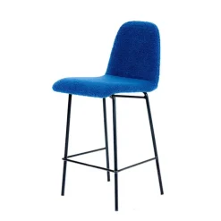 Sessio Tabouret Snack (assise +/- 65 Cm)|Tabouret De Bar (assise +/- 80 Cm)*Pandora Tabouret snack en tissu et pieds en métal