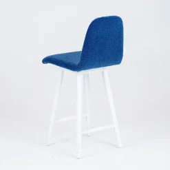 Sessio Tabouret Snack (assise +/- 65 Cm)|Tabouret De Bar (assise +/- 80 Cm)*Pandora Tabouret snack en tissu et pieds en bois massif