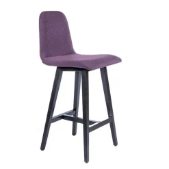Sessio Tabouret Snack (assise +/- 65 Cm)|Tabouret De Bar (assise +/- 80 Cm)*Pandora Tabouret snack scandinave en tissu avec pieds en bois massif