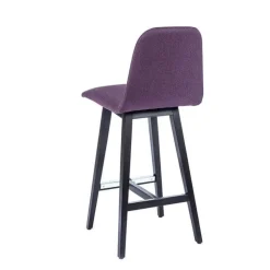 Sessio Tabouret Snack (assise +/- 65 Cm)|Tabouret De Bar (assise +/- 80 Cm)*Pandora Tabouret snack scandinave en tissu avec pieds en bois massif