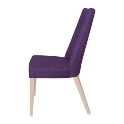 Lujosa Chaise De Salle à Manger|Chaise Salon*Park Chaise contemporaine en tissu et pieds bois