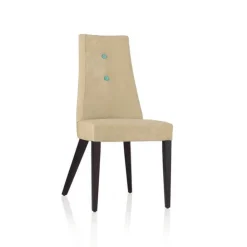 Lujosa Chaise De Salle à Manger|Chaise Salon*Park Chaise contemporaine en tissu et pieds bois