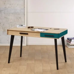 Dasras Bureau*Paul Bureau en bois avec tiroirs