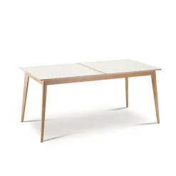 Dasras Table De Salle à Manger*Paul Table à manger scandinave en bois et céramique