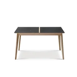 Dasras Table De Salle à Manger*Paul Table extensible en bois et en céramique