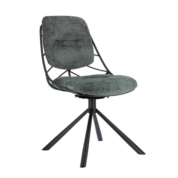 Chaise De Bureau|Chaise De Salle à Manger*PaulineChaise design confortable pivotante en tissu