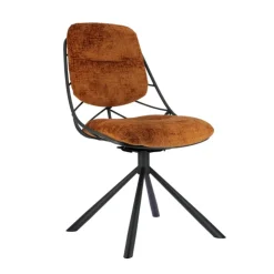Chaise De Bureau|Chaise De Salle à Manger*PaulineChaise design confortable pivotante en tissu