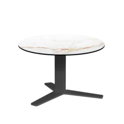 Cancio Table De Salon*Peliccan mini Table basse moderne en céramique et métal