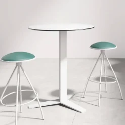 Cancio Table De Cuisine|Table Pour Petit Espace*Peliccan Table snack ronde moderne en verre