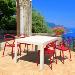 Chaise De Jardin*Pia Chaise de jardin tendance empilable en polypropylène