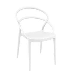 Chaise De Jardin*Pia Chaise de jardin tendance empilable en polypropylène