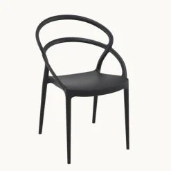 Chaise De Jardin*Pia Chaise de jardin tendance empilable en polypropylène