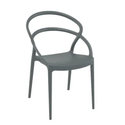 Chaise De Jardin*Pia Chaise de jardin tendance empilable en polypropylène