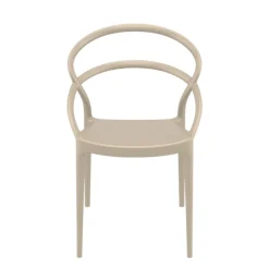 Chaise De Cuisine|Chaise De Salle à Manger*Pia Chaise tendance empilable en polypropylène