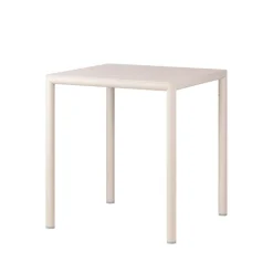 Table De Jardin*Piave Table de jardin carrée en stratifié avec pieds en aluminium