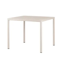 Table De Jardin*Piave Table de jardin carrée en stratifié avec pieds en aluminium