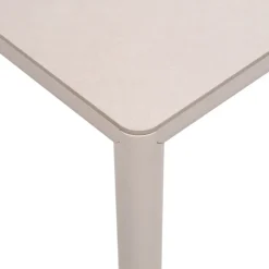 Table De Jardin*Piave Table de jardin carrée en stratifié avec pieds en aluminium