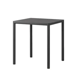 Table De Jardin*Piave Table de jardin carrée en stratifié avec pieds en aluminium