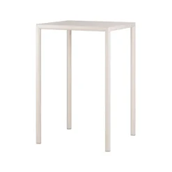 Table De Jardin*Piave Table de jardin carrée en stratifié avec pieds en aluminium