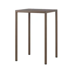 Table De Jardin*Piave Table de jardin carrée en stratifié avec pieds en aluminium