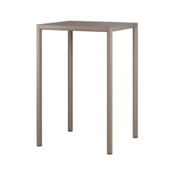 Table De Jardin*Piave Table de jardin carrée en stratifié avec pieds en aluminium