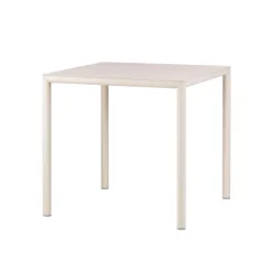 Table De Jardin*Piave Table de jardin carrée en stratifié avec pieds en aluminium
