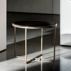 Sovet Italia Table De Salon*Piktor Sovet Table basse ronde en verre