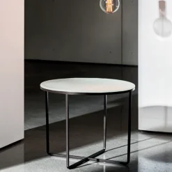 Sovet Italia Table De Salon*Piktor Sovet Table basse ronde en verre