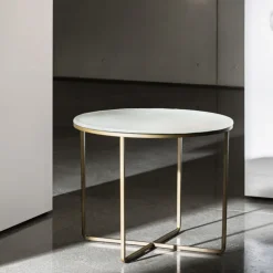 Sovet Italia Table De Salon*Piktor Sovet Table basse ronde en verre