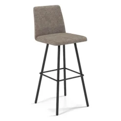 Perfecta Tabouret De Bar (assise +/- 80 Cm)*Pinot Tabouret bar pivotant en tissu et pieds en métal obliques