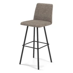 Perfecta Tabouret De Bar (assise +/- 80 Cm)*Pinot Tabouret bar pivotant en tissu et pieds en métal obliques