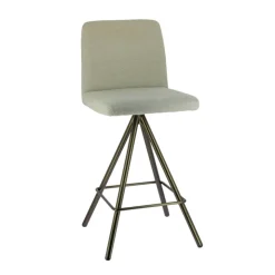 Perfecta Tabouret De Bar (assise +/- 80 Cm)|Tabouret Snack (assise +/- 65 Cm)*Pinot Tabouret snack pivotant en tissu