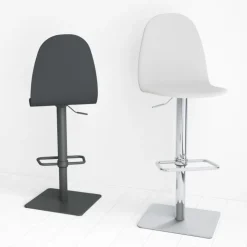 Cancio Tabouret Snack (assise +/- 65 Cm)|Tabouret De Bar (assise +/- 80 Cm)*Play Tabouret réglable moderne en synthétique et métal