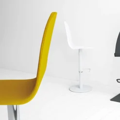 Cancio Tabouret Snack (assise +/- 65 Cm)|Tabouret De Bar (assise +/- 80 Cm)*Play Tabouret réglable moderne en synthétique et métal