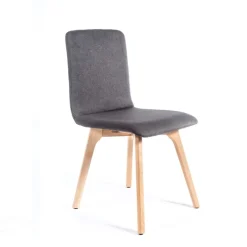 Sessio Chaise De Salle à Manger|Chaise Salon*Plaza Chaise de salle à manger moderne en tissu et bois