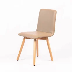 Sessio Chaise De Cuisine|Chaise De Salle à Manger*Plaza Chaise moderne rembourrée avec pieds en bois coniques