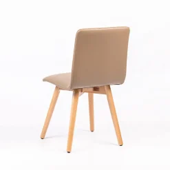 Sessio Chaise De Cuisine|Chaise De Salle à Manger*Plaza Chaise moderne rembourrée avec pieds en bois coniques