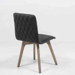 Sessio Chaise De Cuisine|Chaise De Salle à Manger*Plaza diamant Chaise de séjour scandinave matelassée en synthétique et bois