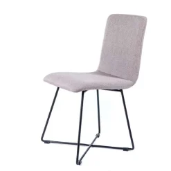 Sessio Chaise De Salle à Manger|Chaise Salon*Plaza diamant Chaise design en tissu avec pieds filaires en métal noir