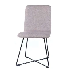 Sessio Chaise De Salle à Manger|Chaise Salon*Plaza diamant Chaise design en tissu avec pieds filaires en métal noir