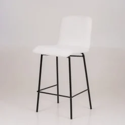 Sessio Tabouret Snack (assise +/- 65 Cm)|Tabouret De Bar (assise +/- 80 Cm)*Plaza Tabouret snack moderne en tissu et pieds en métal