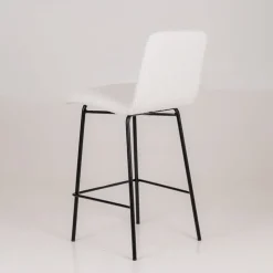 Sessio Tabouret Snack (assise +/- 65 Cm)|Tabouret De Bar (assise +/- 80 Cm)*Plaza Tabouret snack moderne en tissu et pieds en métal