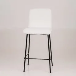 Sessio Tabouret Snack (assise +/- 65 Cm)|Tabouret De Bar (assise +/- 80 Cm)*Plaza Tabouret snack moderne en tissu et pieds en métal